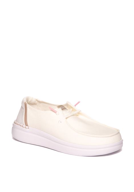 Spark white wendy rice sneaker HEY DUDE | 40074WENDY-1K8